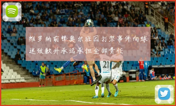 维罗纳前锋奥尔班因打架事件向球迷致歉并承诺承担全部责任